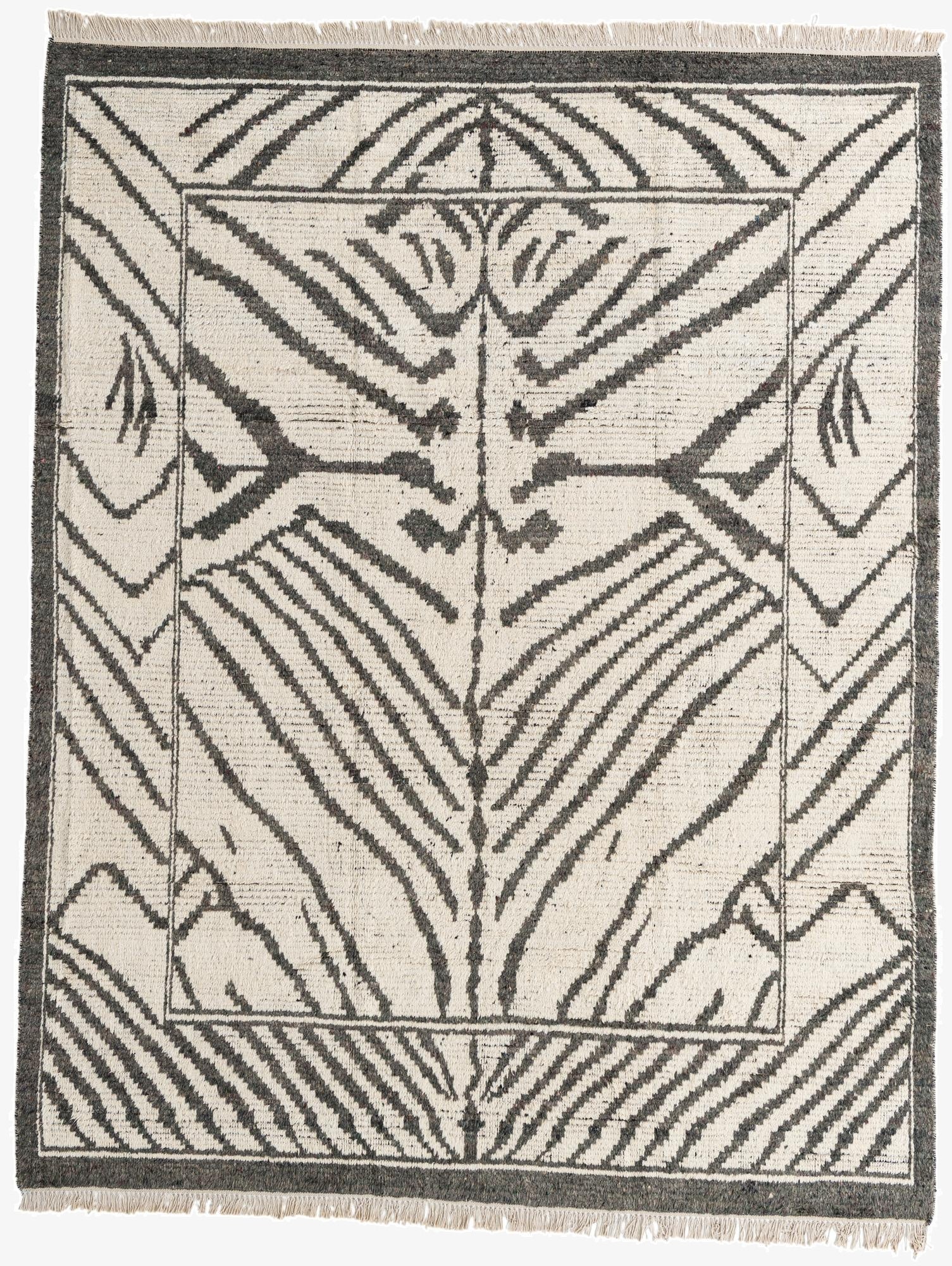 Primary image 8' 3 x 10' 6  Hand Knotted Moroccan Wool Rug