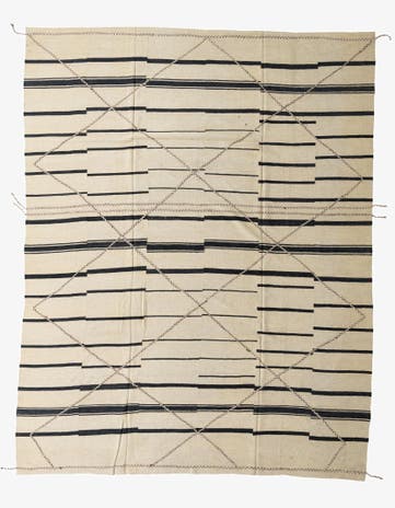 10' x 12' 10 Hand Knotted Moroccan Wool Rug