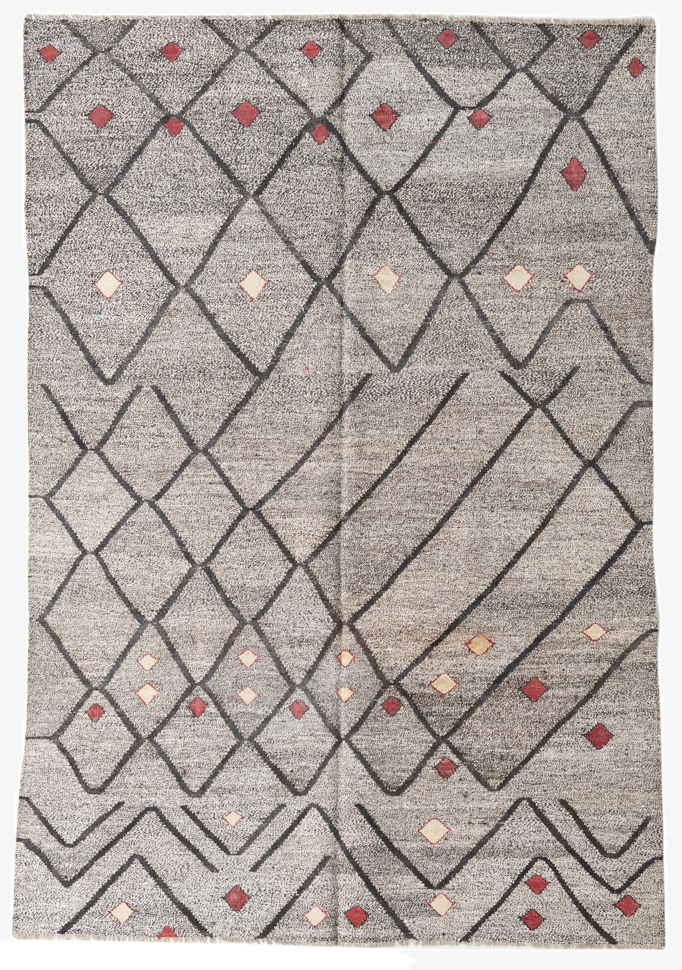 200cm x 292cm  Hand Woven Moroccan Wool Rug