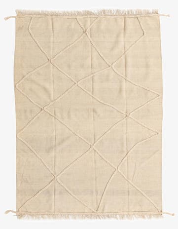 5' 7 x 7' 9 Hand Knotted Moroccan Wool Rug