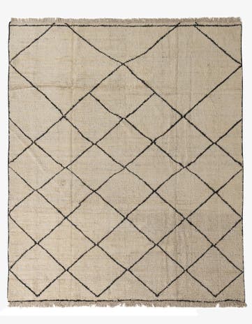 8' 3 x 9' 10 Hand Knotted Moroccan Wool Rug