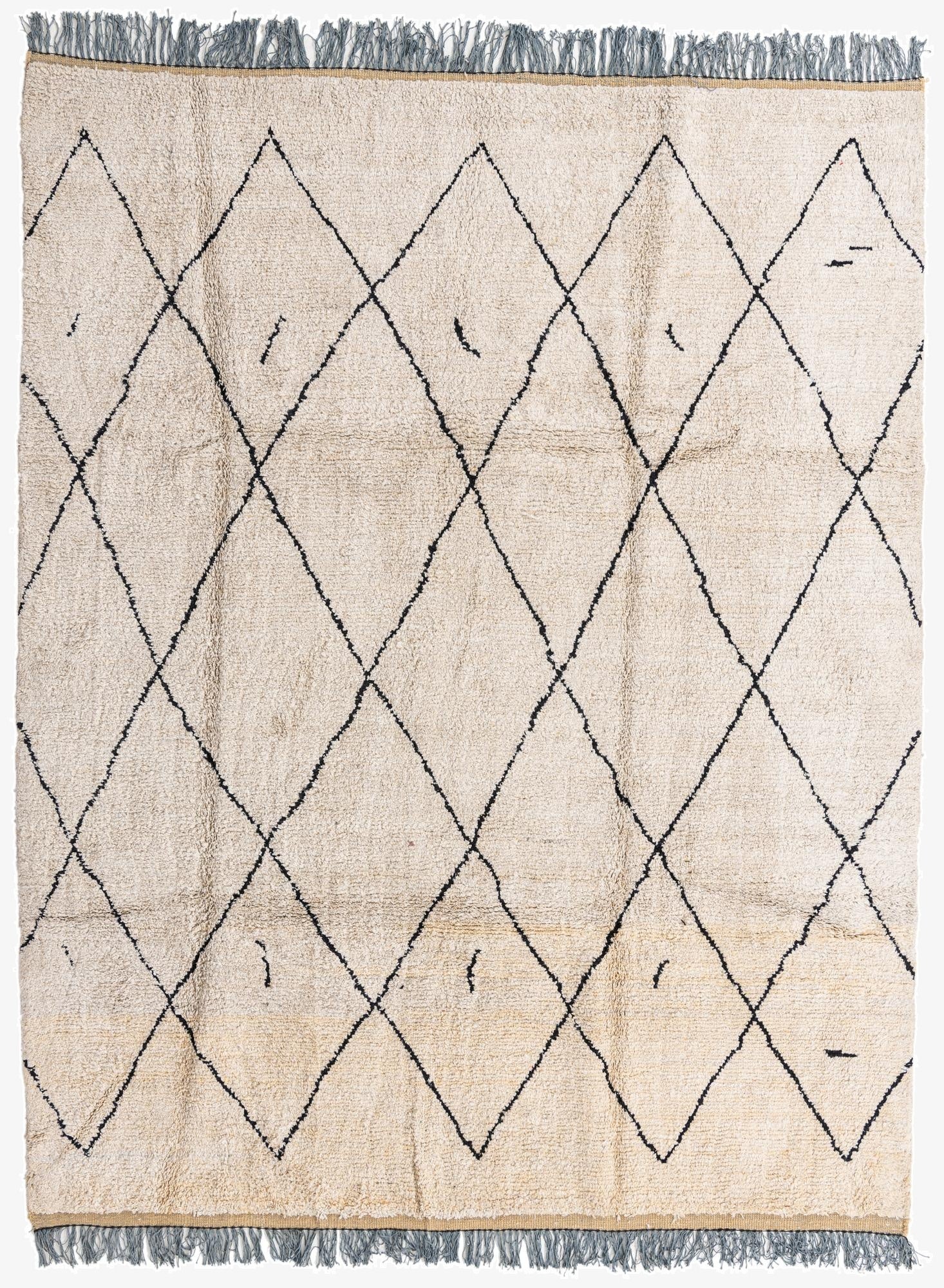 Primary image 8' x 10' 5  Hand Knotted Moroccan Wool Rug