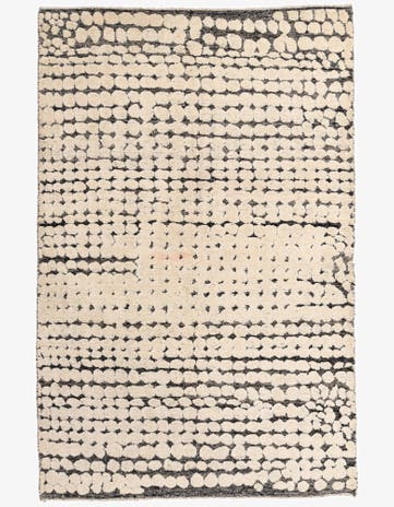 5' 6 x 8' 5 Hand Knotted Moroccan Wool Rug