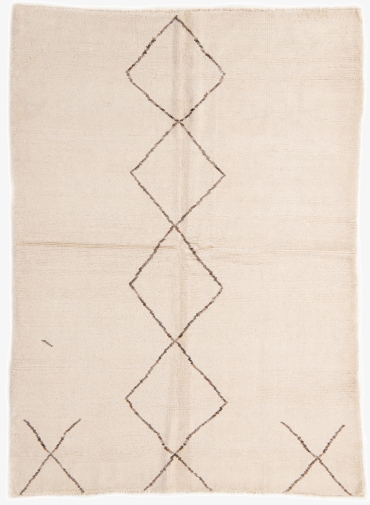 Primary image 5' 8 x 7' 10  Hand Knotted Moroccan Wool Rug