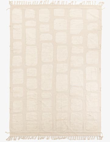 8' 1 x 11' 6 Hand Knotted Moroccan Wool Rug