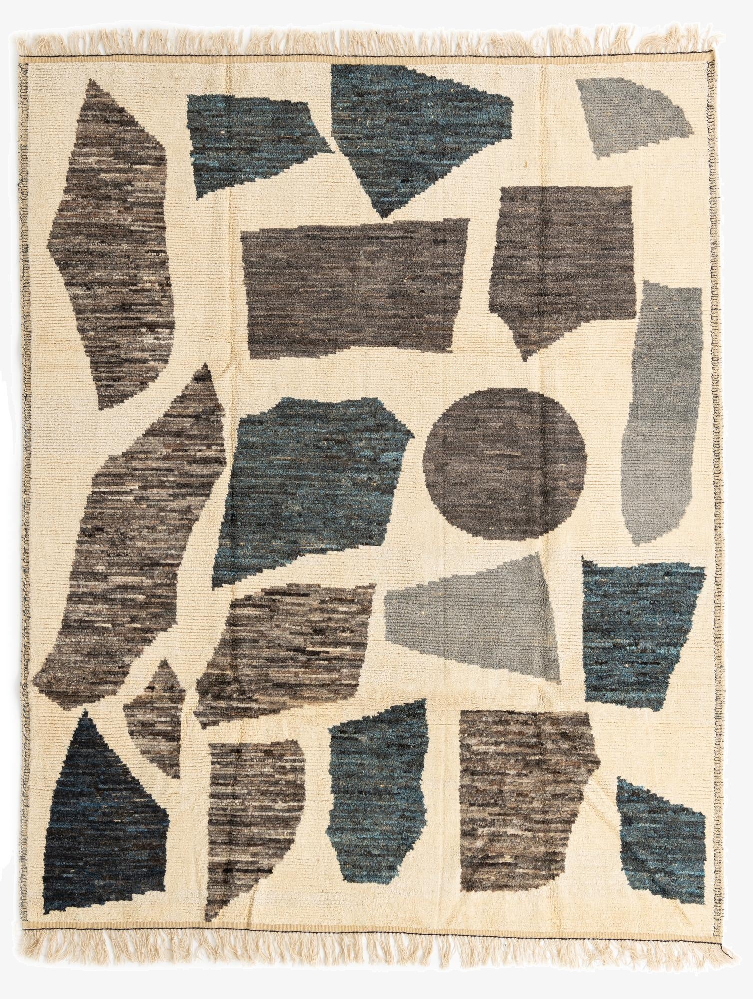 8' 4 x 10' 4  Hand Knotted Moroccan Wool Rug