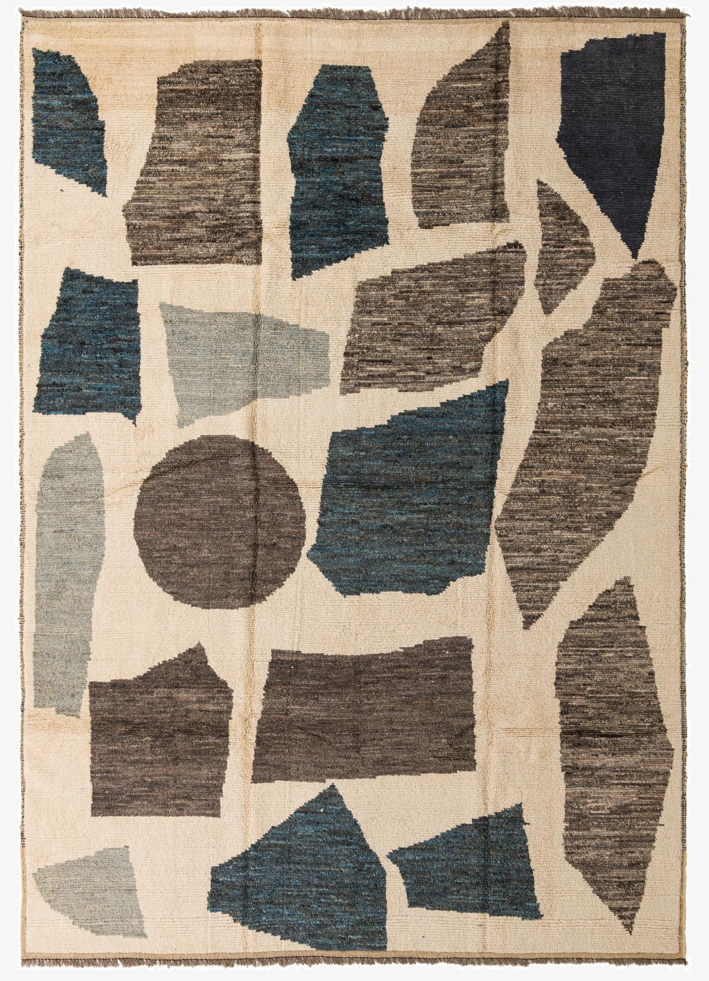 10' 5 x 14' 8  Hand Knotted Moroccan Wool Rug