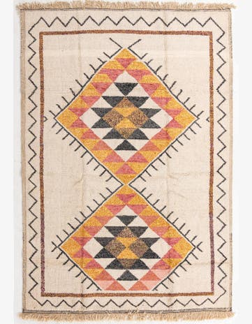 9' 4 x 13' 2 Hand Knotted Moroccan Wool Rug
