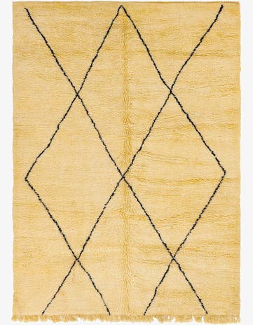 8' 3 x 11' 6 Hand Knotted Moroccan Wool Rug
