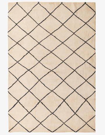5' 5 x 8' Hand Knotted Moroccan Wool Rug