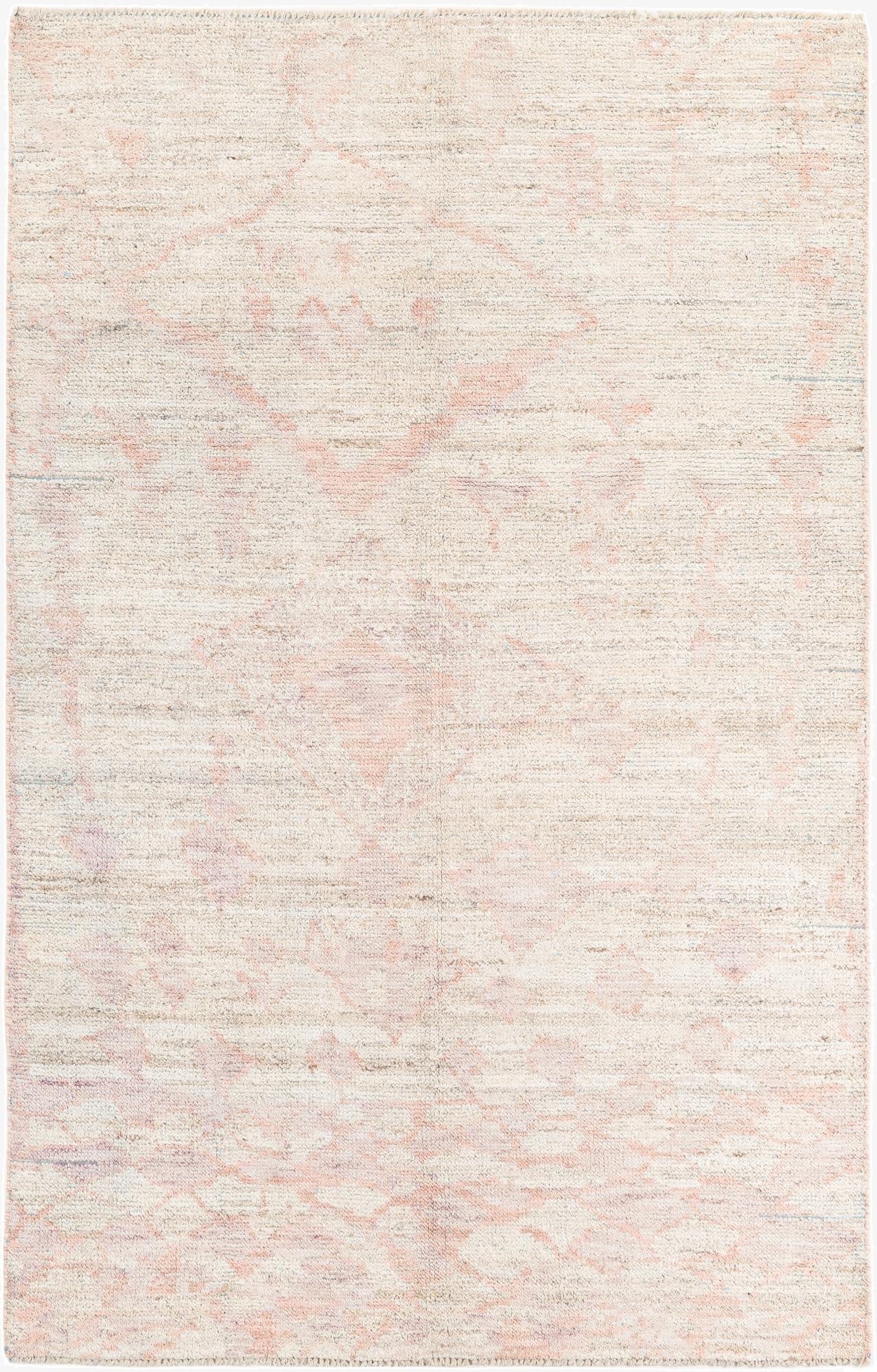5' 7 x 8' 9  Hand Knotted Moroccan Wool Rug