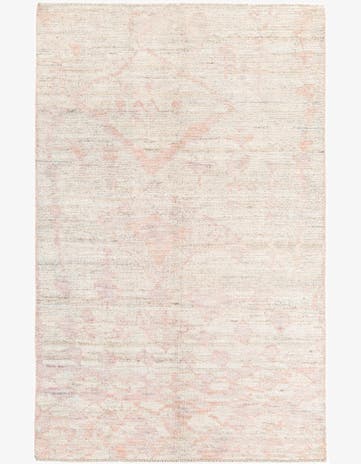 5' 7 x 8' 9 Hand Knotted Moroccan Wool Rug