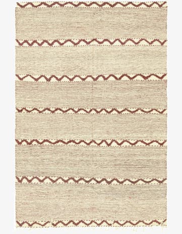 6' 2 x 9' 4 Hand Knotted Moroccan Wool Rug