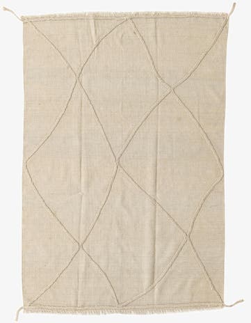 4' 2 x 6' 1 Hand Knotted Moroccan Wool Rug