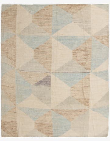 7' 9 x 9' 10 Hand Knotted Moroccan Wool Rug