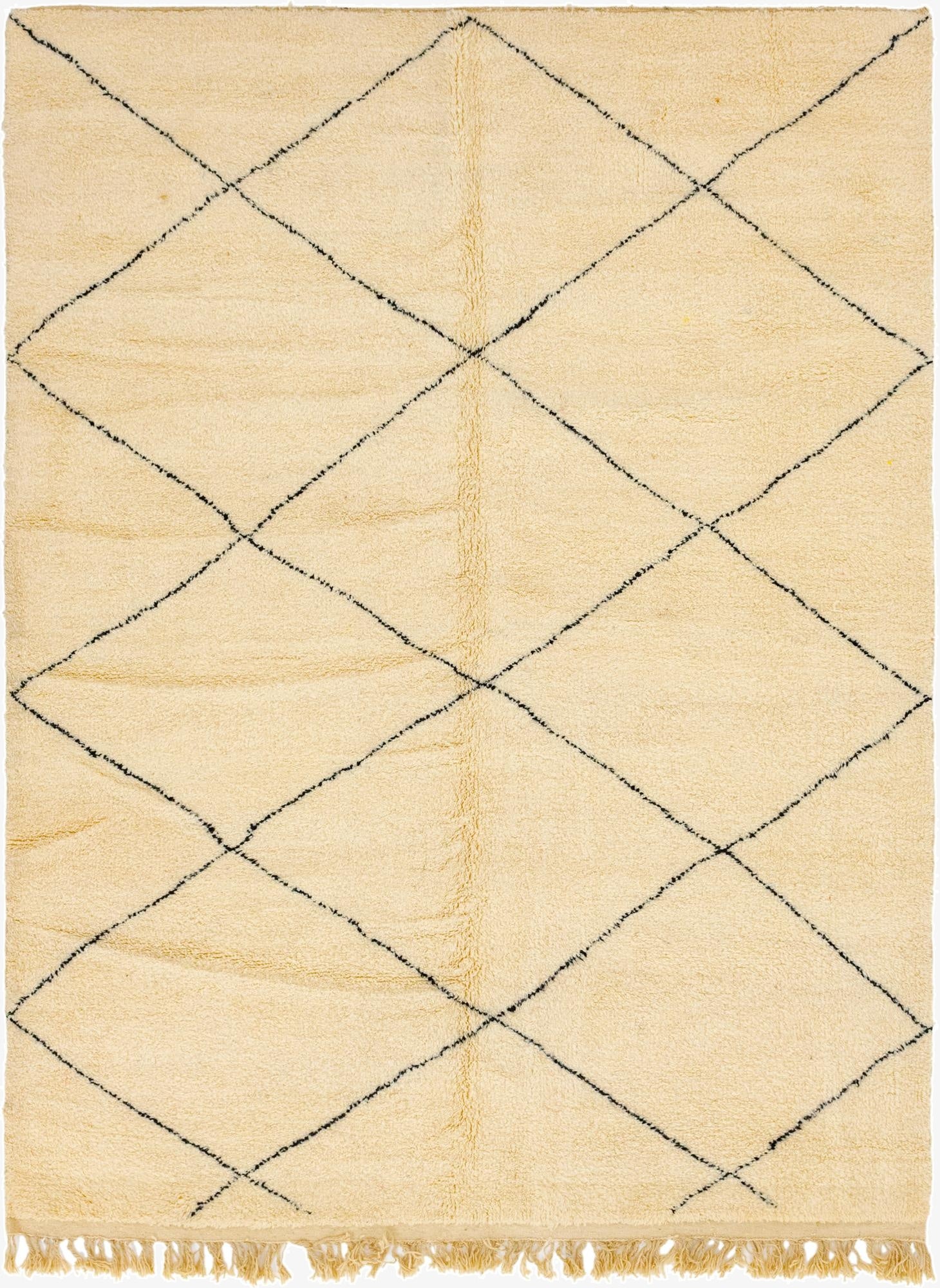8' 8 x 11' 8  Hand Knotted Moroccan Wool Rug