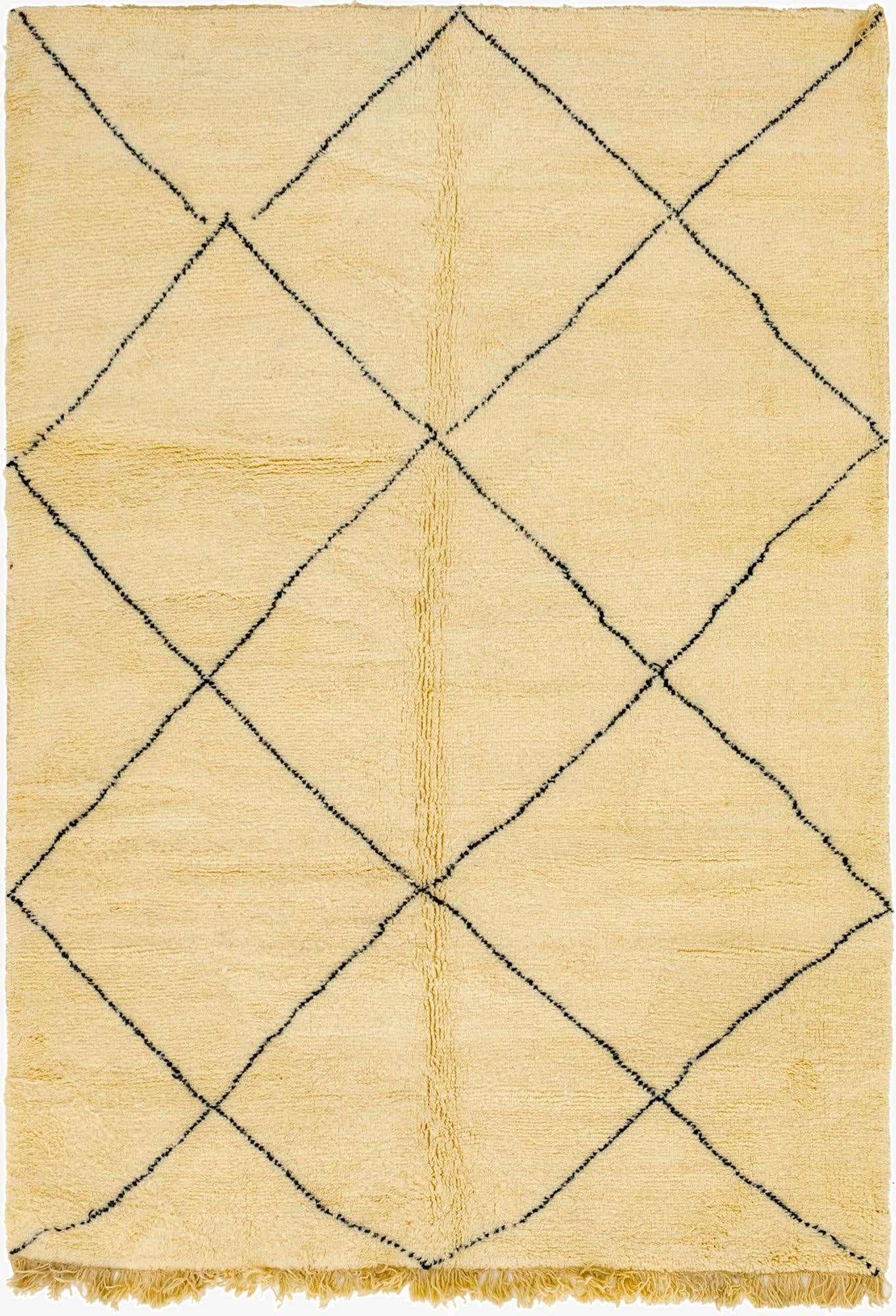 6' 10 x 10'  Hand Knotted Moroccan Wool Rug