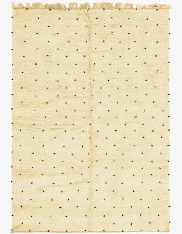 6' 6 x 9' 10 Hand Knotted Moroccan Wool Rug