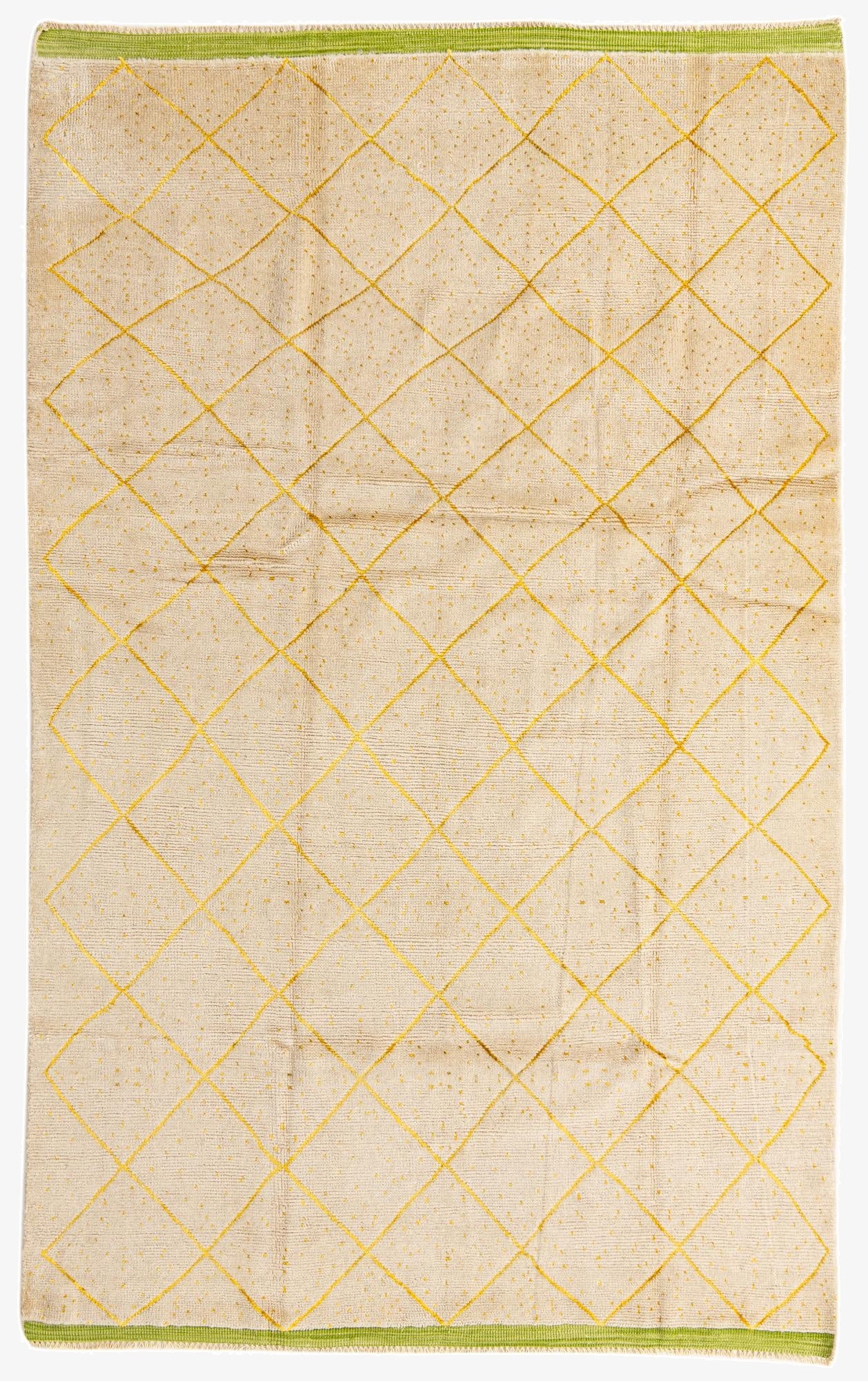 6' 4 x 10' 3  Hand Knotted Moroccan Wool Rug