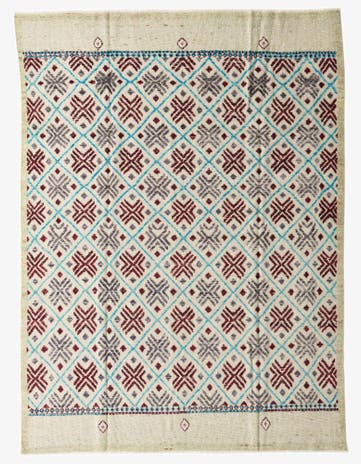 7' 9 x 10' 6 Hand Knotted Moroccan Wool Rug