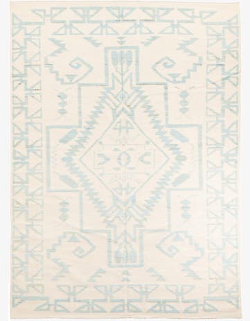 8' 10 x 12' 5 Hand Knotted Moroccan Wool Rug