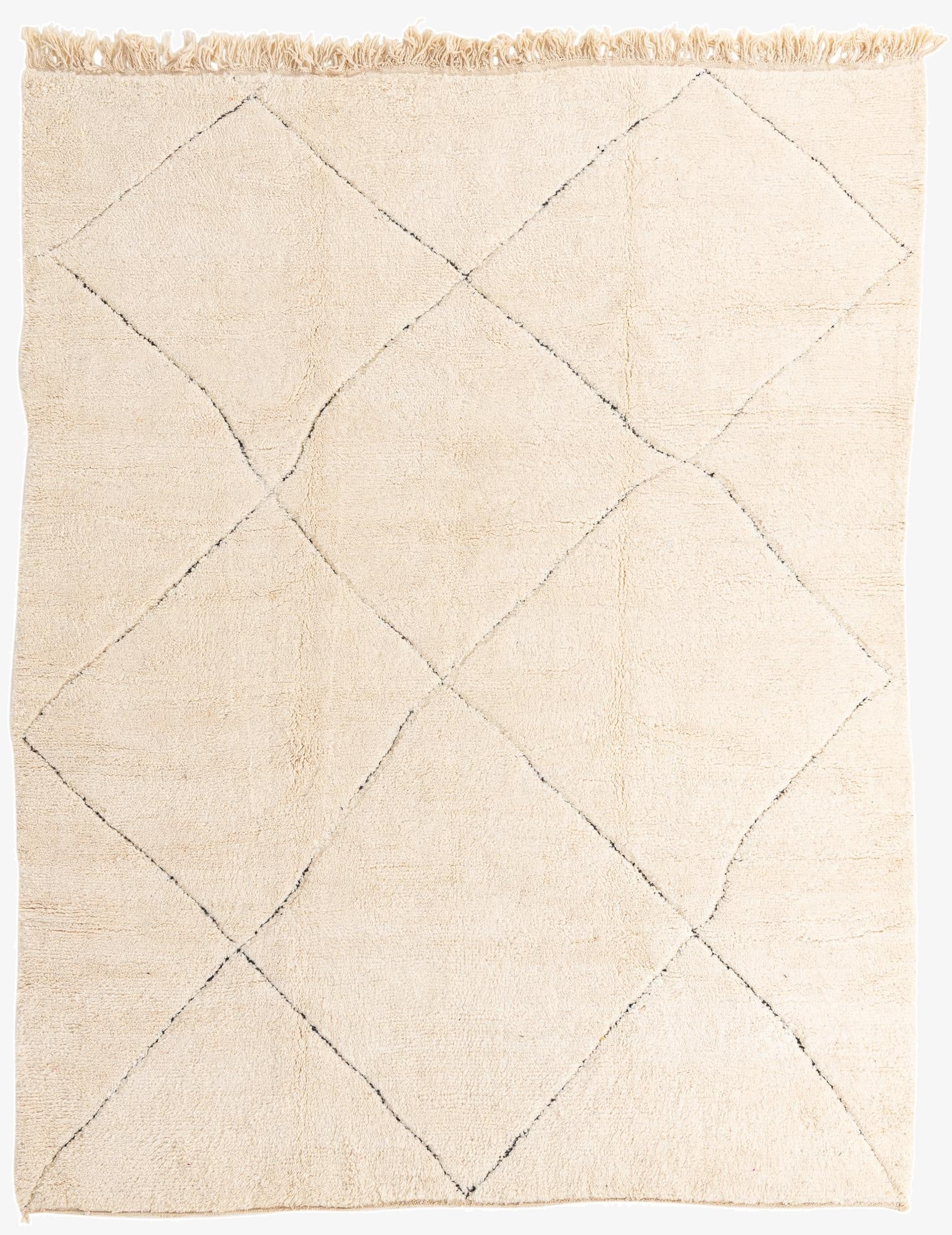 8' 8 x 11'  Hand Knotted Moroccan Wool Rug