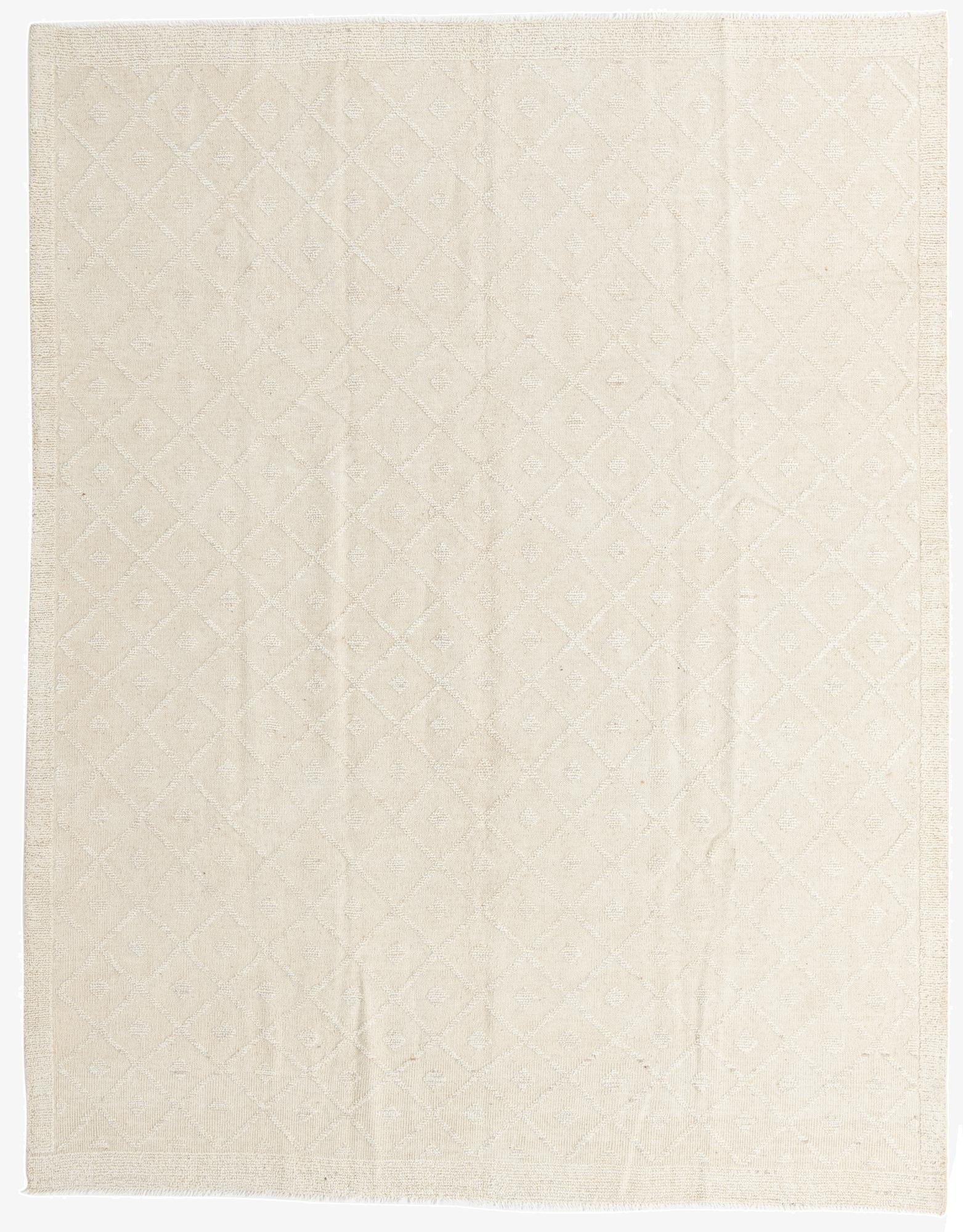 8' 1 x 10' 5  Hand Knotted Moroccan Wool Rug