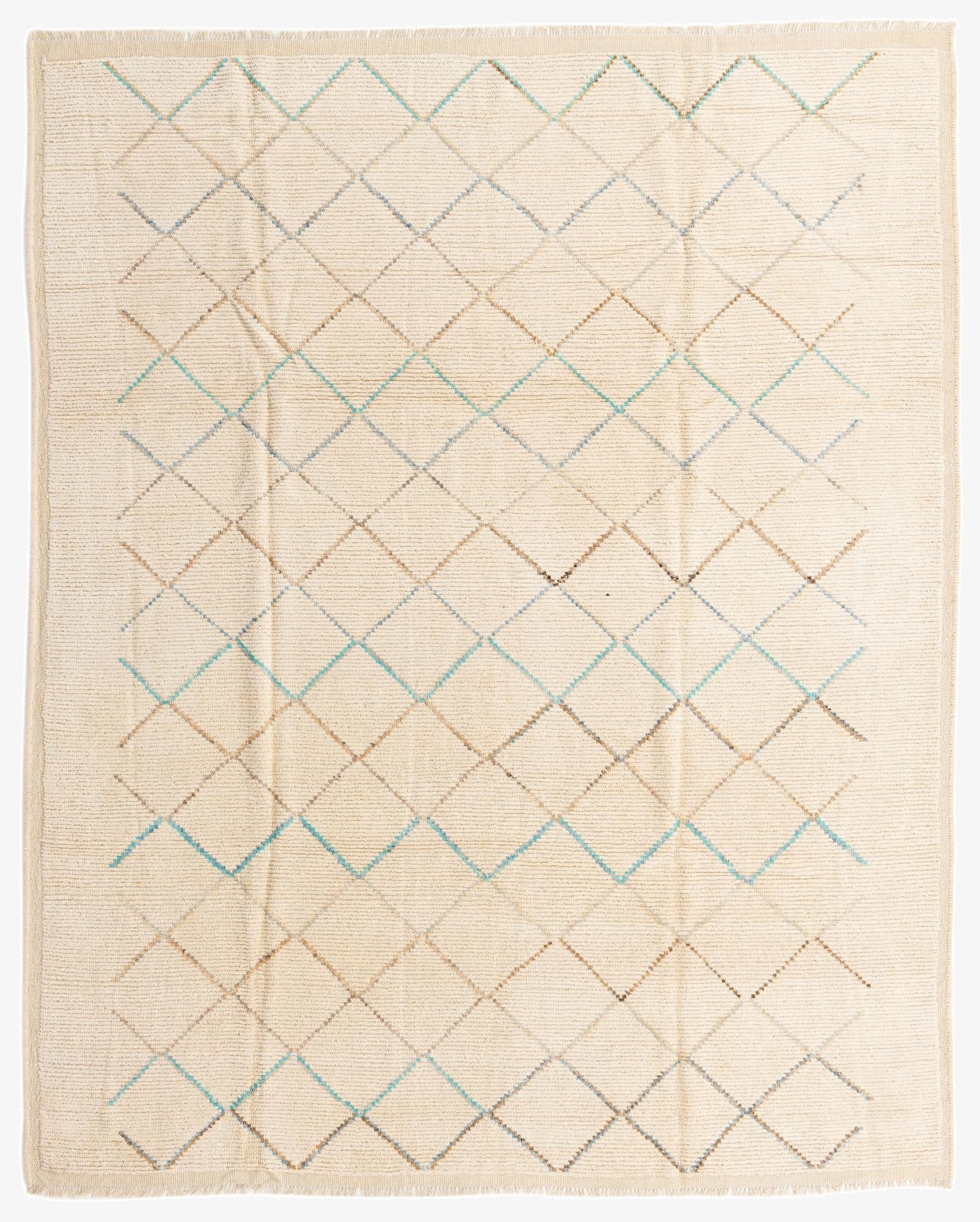 8' 4 x 10' 4  Hand Knotted Moroccan Wool Rug