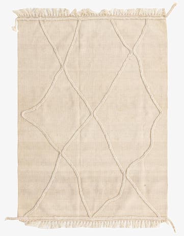 3' 6 x 4' 10 Hand Knotted Moroccan Wool Rug