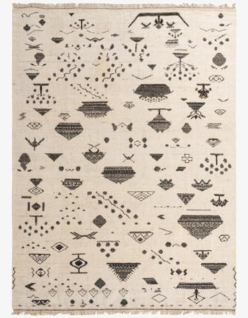 10' 1 x 13' 10 Hand Knotted Moroccan Wool Rug