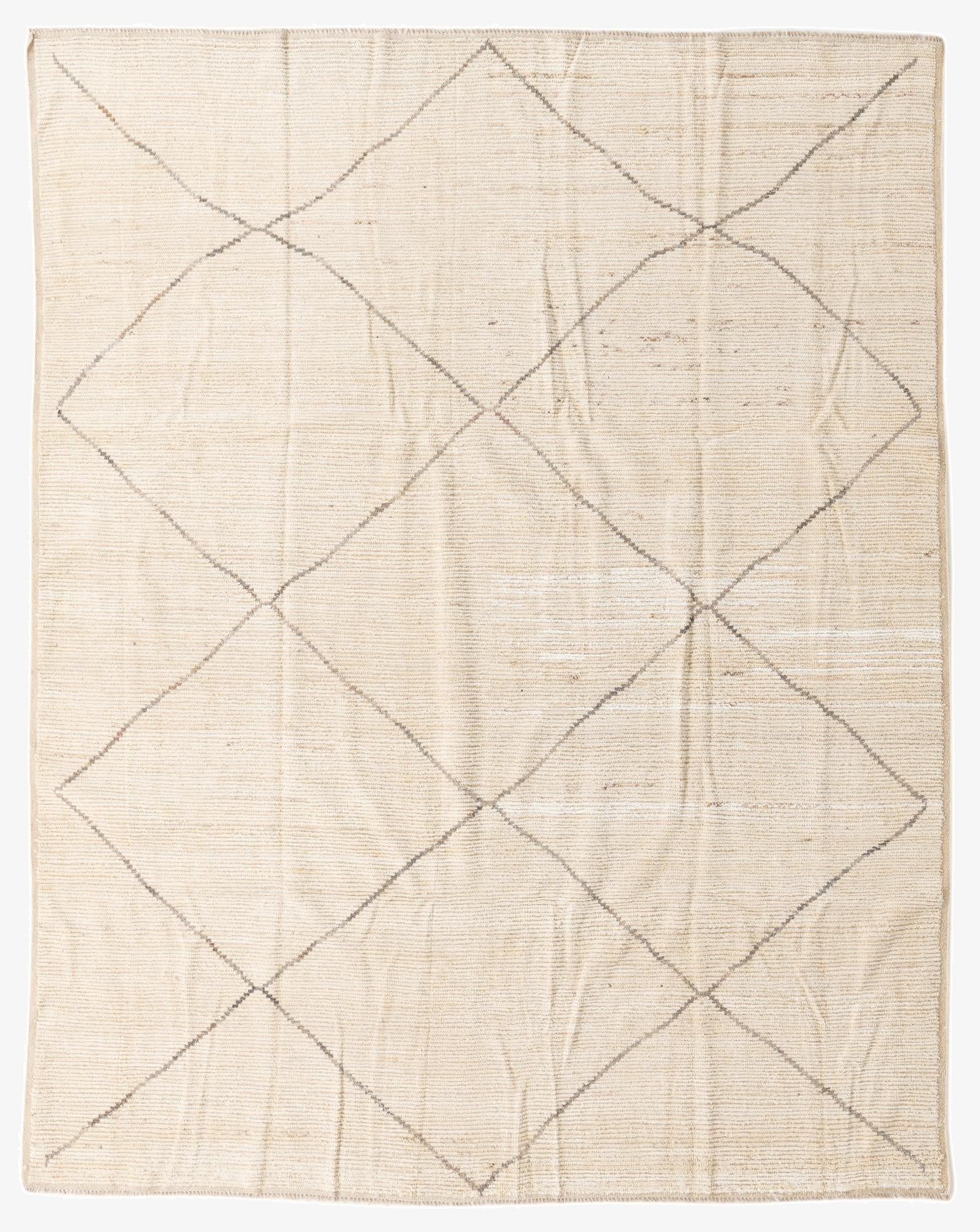 8' 1 x 10' 1  Hand Knotted Moroccan Wool Rug