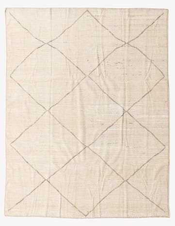 8' 1 x 10' 1 Hand Knotted Moroccan Wool Rug