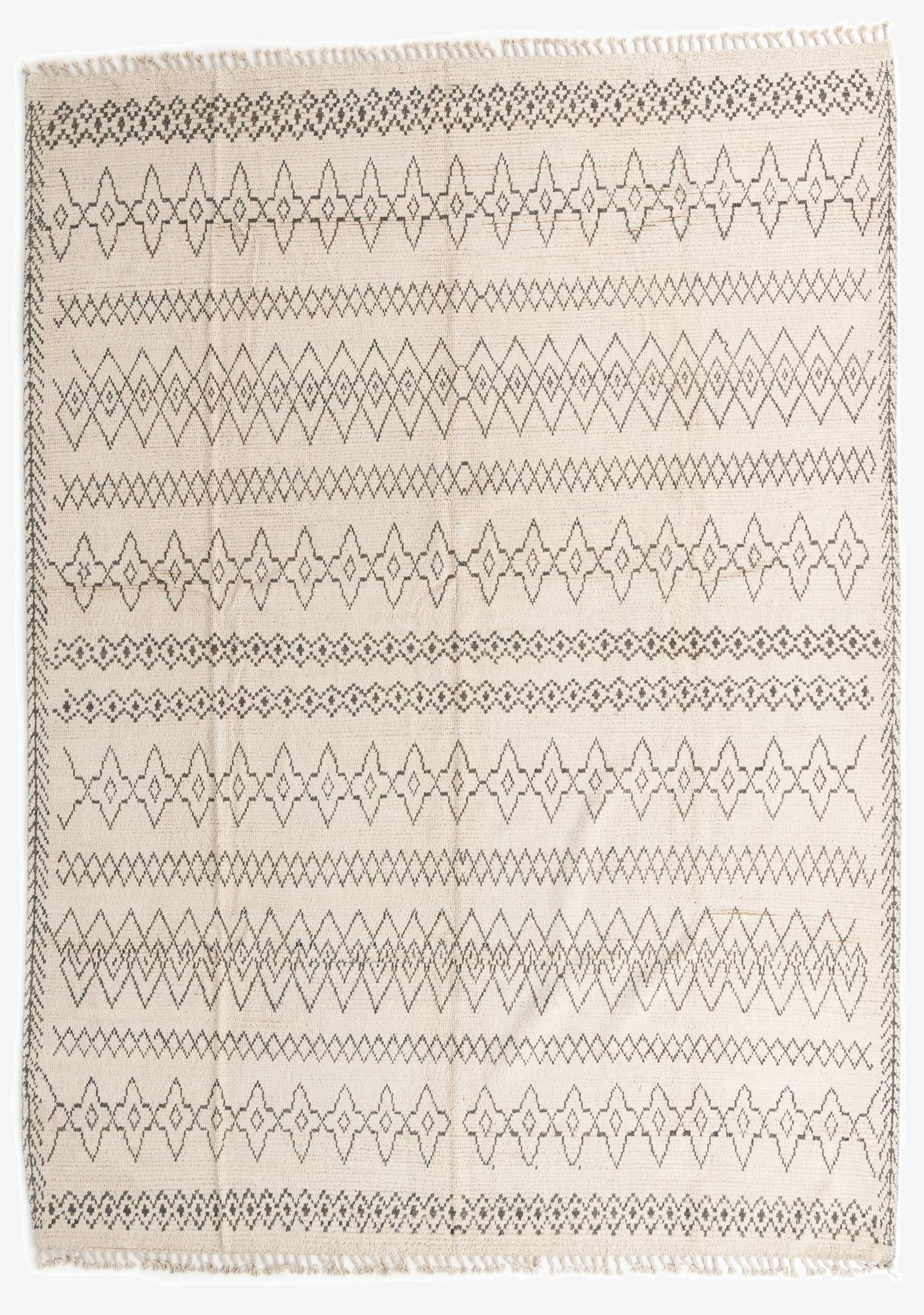 10' 2 x 14'  Hand Knotted Moroccan Wool Rug