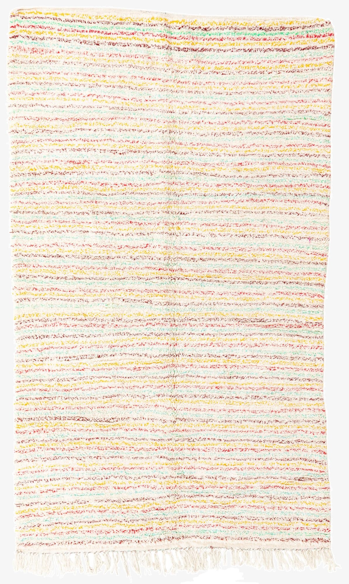 5' 4 x 9' 2  Hand Knotted Moroccan Wool Rug