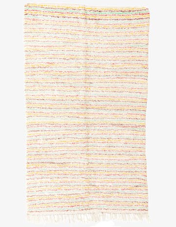 5' 4 x 9' 2 Hand Knotted Moroccan Wool Rug