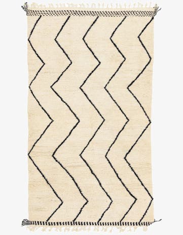 5' 10 x 10' 5 Hand Knotted Moroccan Wool Rug