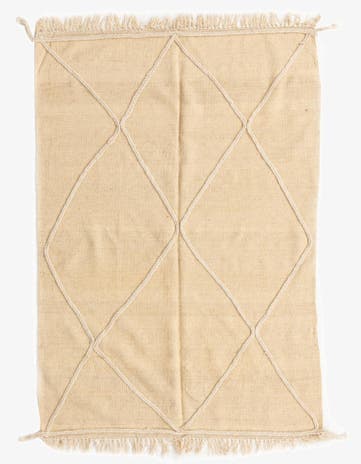 4' 1 x 6' 1 Hand Knotted Moroccan Wool Rug