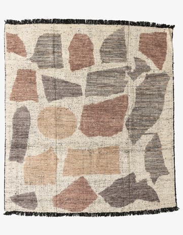 8' 5 x 9' 4 Hand Knotted Moroccan Wool Rug