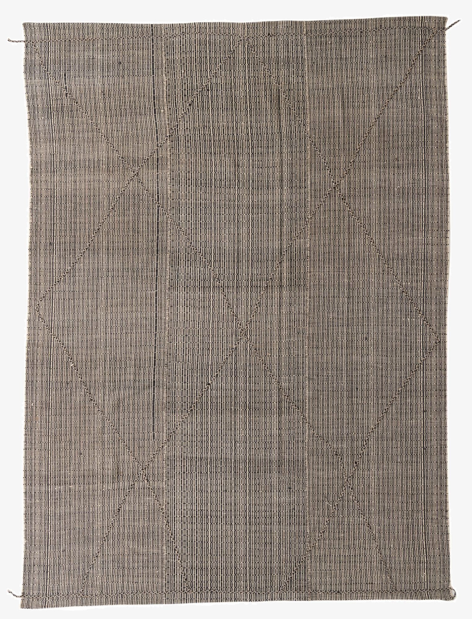 8' 10 x 12' 1  Hand Knotted Moroccan Wool Rug