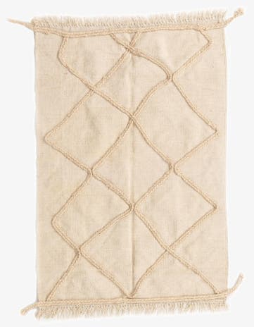 3' 5 x 5' 1 Hand Knotted Moroccan Wool Rug