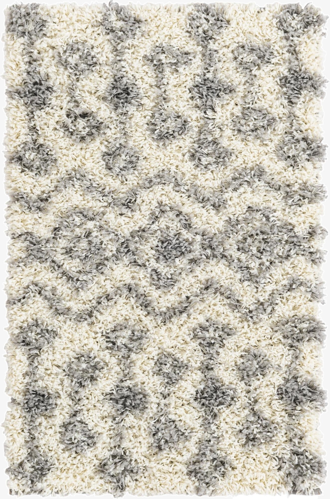 Primary image 2' x 3' Moroccan Trellis Shag Rug