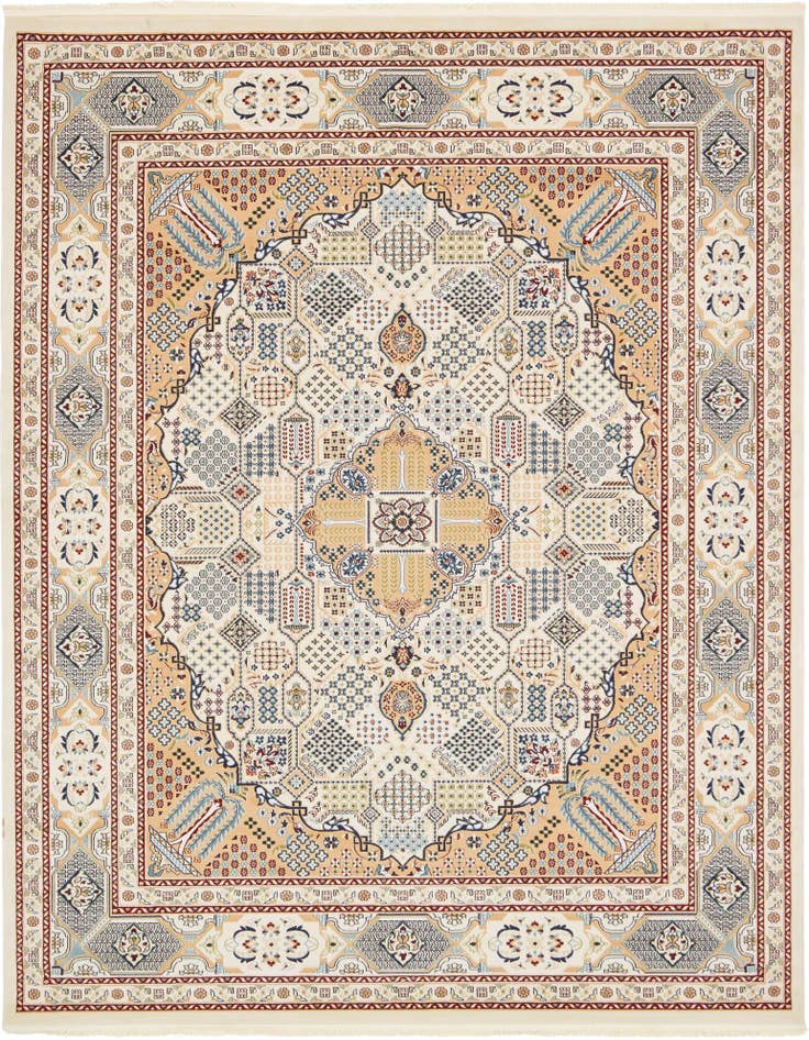Detail image of 7' 10 x 10' Nain Design Rug