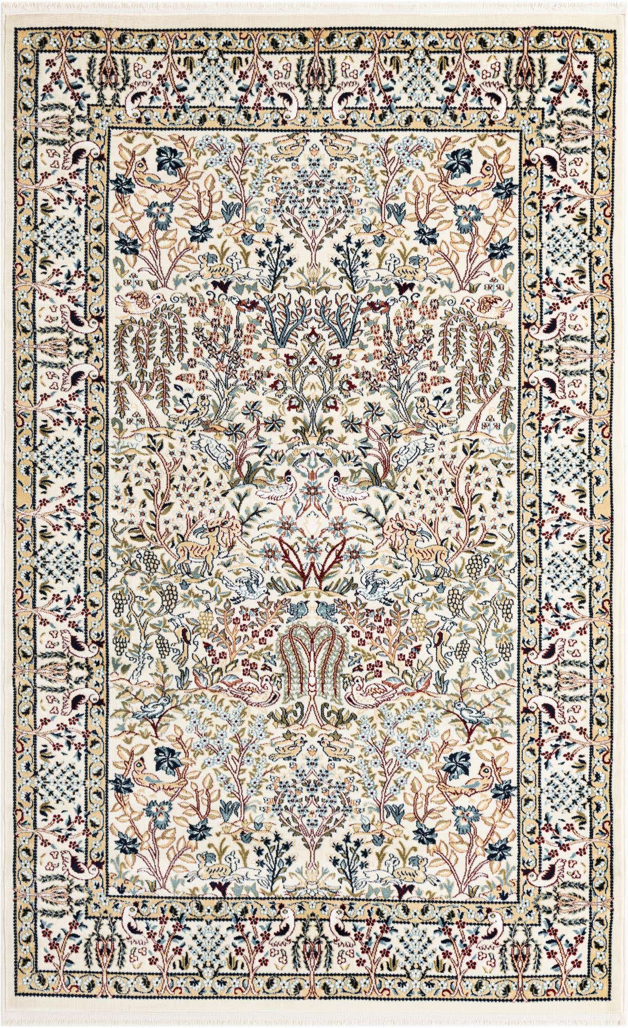 5' 3 x 8' Nain Design Rug