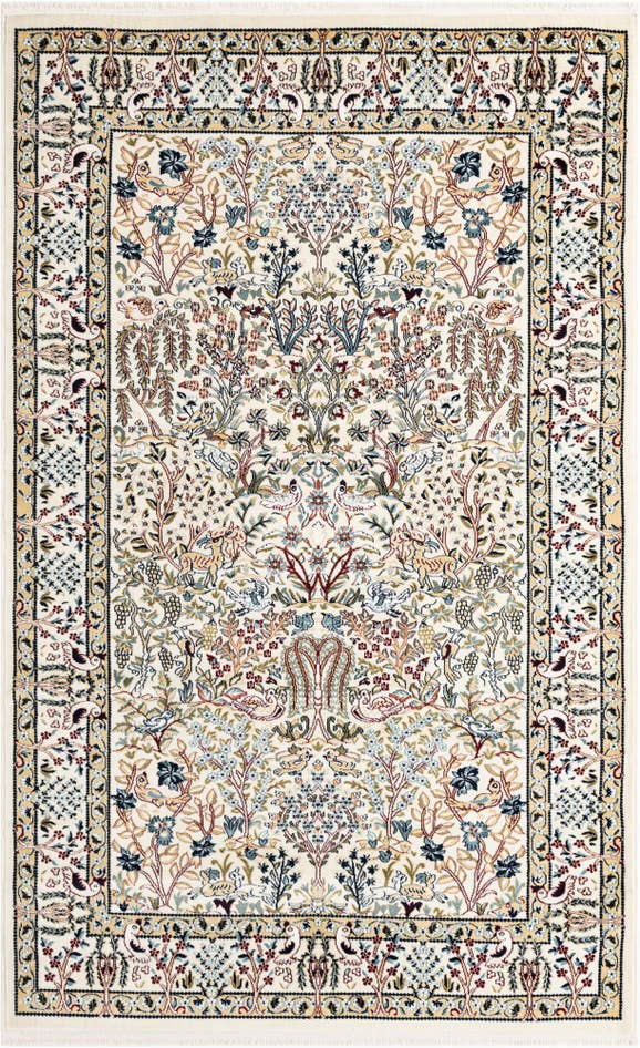 Detail image of 5' 3 x 8' Nain Design Rug