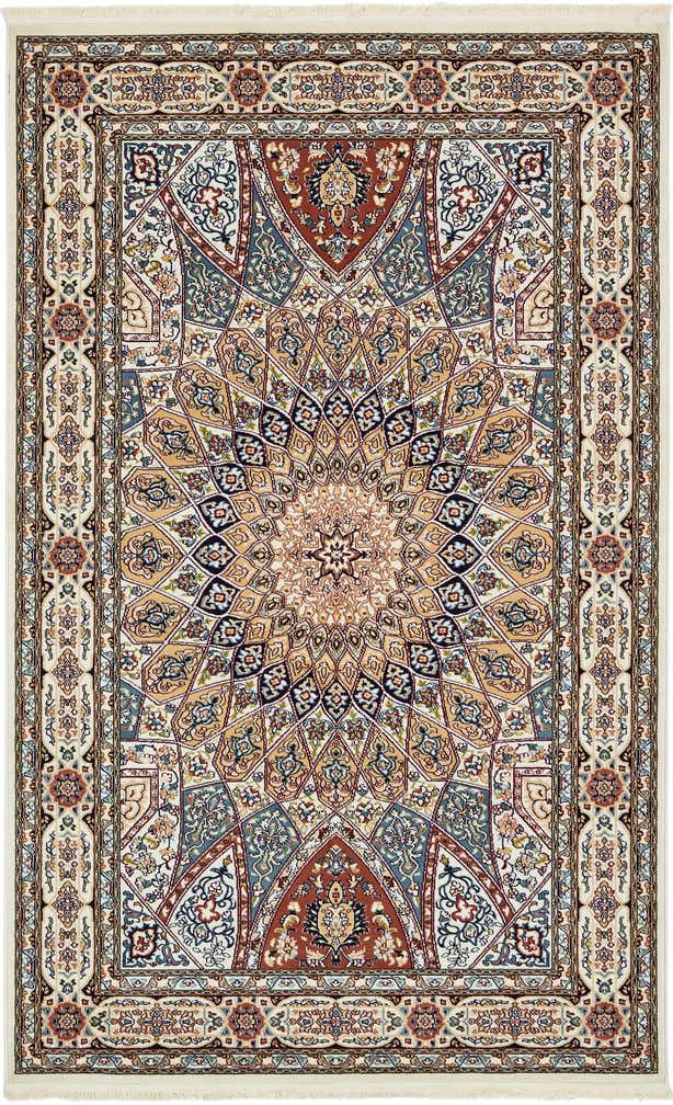 5' 3 x 8' Nain Design Rug