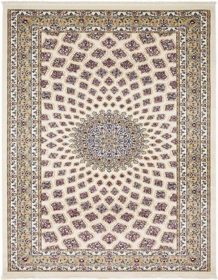 Detail image of 5' 3 x 8' Nain Design Rug