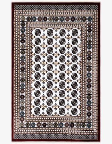 Ivory Nain Design Rug
