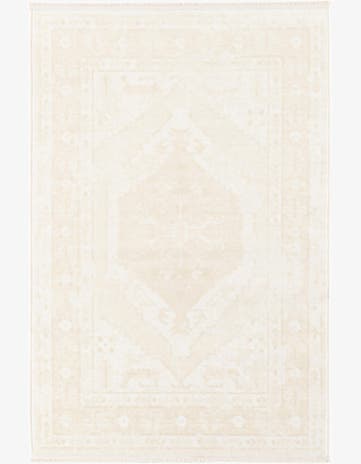 Ivory Nain Design Rug