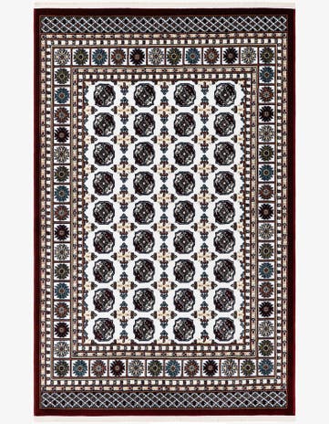 Ivory Nain Design Rug