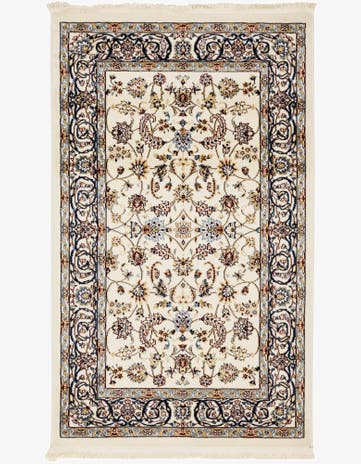 Ivory Nain Design Rug